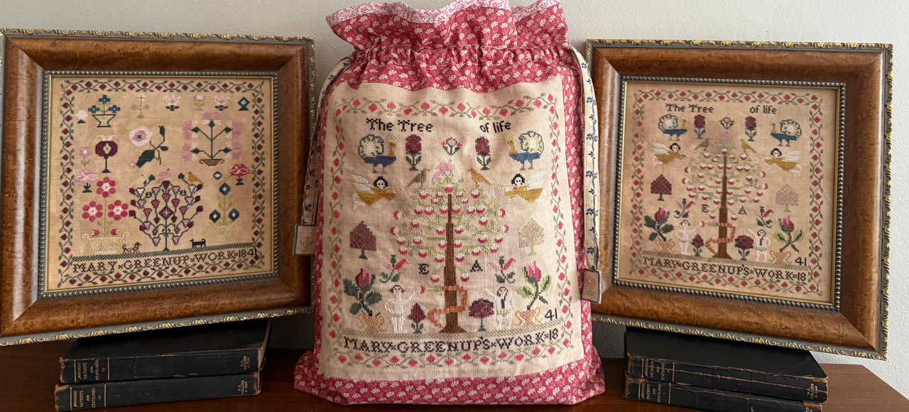 Mary's Samplers & Satchel by Running with Needles & Scissors and